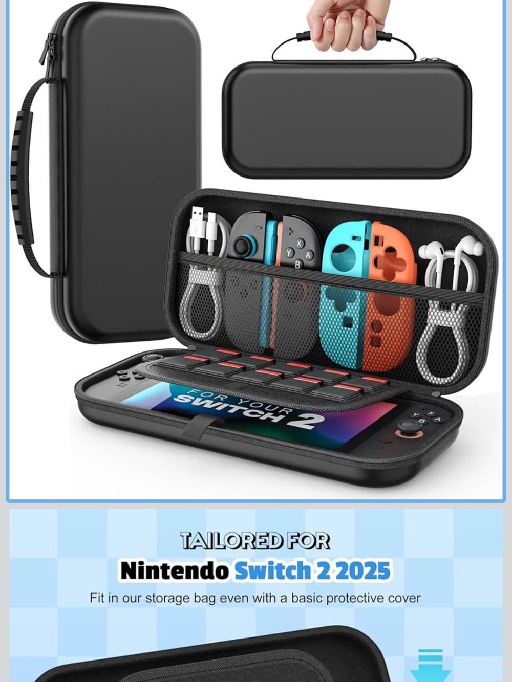 MoKo Carrying Case for Nintendo Switch 2(2025), Protective Hard Shell - Picture 1 of 5